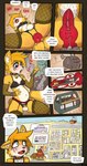 anal anal_masturbation anthro canid canine chastity_cage chastity_device clothed clothing comic crossdressing english_text fox fucking_machine girly hi_res husdur machine male male_penetrated mammal masturbation miles_prower penetration profanity sega solo sonic_the_hedgehog_(series) text