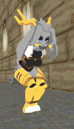 anthro antlers armor arms_tied bdsm blue_eyes bondage bottomless bottomless_anthro bottomless_female bound breasts clothed clothed_anthro clothed_female clothing eyebrows featureless_crotch female floppy_ears fur gag greaves grey_body grey_eyebrows grey_fur hands_behind_back hopping horn legs_tied legwear medium_breasts pupils solo tape tape_gag white_pupils pseudoregalia sybil_(pseudoregalia) bovid caprine goat jackalope lagomorph mammal 3d_(artwork) 3d_animation absurd_res animated digital_media_(artwork) hi_res loop no_sound short_playtime webm