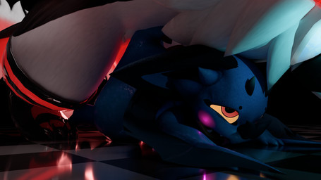 anal anal_penetration anthro anthro_on_anthro blush clothing dark dominant duo fin genitals glowing glowing_genitalia glowing_penis horn legwear male male/male penetration penis pinned size_difference stockings soroka_play mythology bat dragon mammal mythological_creature mythological_scalie scalie 16:9 3d_(artwork) 4k absurd_res blender_(artwork) digital_media_(artwork) hi_res widescreen