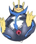 anthro beak blue_eyes breasts cervix featureless_breasts female gaping gaping_pussy genitals legs_up looking_at_viewer non-mammal_breasts nude presenting presenting_pussy pussy semi-anthro solo spread_legs spreading oposa nintendo pokemon avian bird empoleon generation_4_pokemon pokemon_(species) 2021 5:6 absurd_res full-length_portrait hi_res portrait