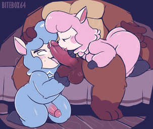 anthro anthro_on_anthro ball_fondling balls bisexual blue_body blue_fur bodily_fluids both_sexes_in_same_situation brown_body brown_fur butt collaborative collaborative_oral collaborative_sex cuckold erection faceless_character faceless_male female fingering fingering_partner fondling fur genital_fluids genitals group group_sex humanoid_genitalia humanoid_penis husband_and_wife kissing kneeling licking male male/female male/male married_couple mmf mmf_threesome oral penile penis penis_kissing penis_lick pink_body pink_fur precum sex sitting third_wheel_drive threesome tongue tongue_out trio two_subs_one_dom bitebox64 animal_crossing nintendo cyrus_(animal_crossing) reese_(animal_crossing) tom_nook_(animal_crossing) alpaca camelid canid canine mammal raccoon_dog tanuki 2021