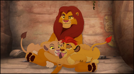 age_difference animal_genitalia balls bodily_fluids erection female feral fur genital_fluids genitals group group_sex licking male male/female male/male older_male penis sex threesome tongue trio young younger_female younger_male kaion disney the_lion_guard the_lion_king kiara_(the_lion_king) kion_(the_lion_guard) simba_(the_lion_king) felid lion mammal pantherine hi_res incest_(lore)