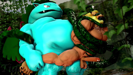 anal anal_penetration anthro ball_size_difference balls balls_touching belly big_balls big_belly bodily_fluids bouncing_balls bouncing_penis covered_eyes dominant dripping duo erection fangs flower forest forest_background from_behind_position genital_fluids genitals green_body hair hill huge_balls humanoid_genitalia humanoid_penis interspecies larger_dom leaf leg_grab male male/male male_penetrated male_penetrating male_penetrating_anthro male_penetrating_male mane mane_hair moan moobs musclegut muscular muscular_anthro muscular_bottom muscular_male nature nature_background obese oral oral_penetration orange_body outside_sex overweight overweight_anthro overweight_male overweight_top penetration penile penile_penetration penis penis_in_ass plant plant_tentacles plap precum precum_drip restrained restrained_by_tentacles saggy_balls sex sharp_teeth size_difference suspension teeth tentacle_bdsm tentacle_in_mouth tentacle_penetration tentacles thick_thighs tree wheelbarrow_position tigura kabalmystic_(modeler) bandai_namco digimon nintendo pokemon amphibian digimon_(species) elemental_creature felid flora_fauna generation_1_pokemon leomon lion mammal pantherine pokemon_(species) venusaur 16:9 2026 3d_(artwork) 3d_animation animated crossover digital_media_(artwork) hi_res high_framerate short_playtime sound source_filmmaker_(artwork) video widescreen