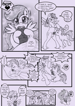 2013 <3 anibaruthecat animal_genitalia black_and_white comic cub cum cum_in_mouth cum_inside cutie_mark dialog dickgirl english_text equine eyes_closed female feral friendship_is_magic hair half-closed_eyes horn horse horsecock intersex mammal monochrome my_little_pony one_eye_closed open_mouth oral oral_sex pegasus penis pony princess princess_cadance_(mlp) princess_celestia_(mlp) princess_luna_(mlp) rainbow_dash_(mlp) royalty scootaloo_(mlp) sex sitting sketch standing text twilight_sparkle_(mlp) vein winged_unicorn wings young
Rating: Explicit
Score: 25
User: lemongrab
Date: August 03, 2013