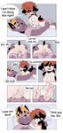 8_panel_comic anthro anthro_on_anthro anthro_penetrated anthro_penetrating anthro_penetrating_anthro areola balls beard bedroom_eyes black_body black_fur blonde_hair blue_sclera bodily_fluids breasts brown_body brown_fur brown_hair butt butt_grab canid canine canis collar collar_only cowgirl_position cum cum_in_pussy cum_inside cumshot dialogue domestic_dog ear_piercing ejaculation english_text erection facial_hair facial_piercing female female_penetrated foxhound from_front_position fur gauged_ear genital_fluids genitals gin_(sparkibarki) grey_background grey_body grey_fur hair half-closed_eyes hand_on_butt hi_res humanoid_genitalia humanoid_penis humanoid_pussy hunting_dog hyena lip_piercing looking_pleasured male male/female male_penetrating male_penetrating_female mammal multicolored_body multicolored_fur narrowed_eyes nipples nude on_bottom on_top orgasm penetration penile penile_penetration penis penis_in_pussy piercing pink_areola pink_nipples profanity pussy red_sclera scent_hound seductive sex simple_background size_difference smile smirk smug smug_face snakebite_piercing sparkibarki speech_bubble stud_piercing text trans_(lore) trans_man_(lore) two_tone_body two_tone_fur vaginal vaginal_penetration white_hair wide_eyed woofy_(sparkibarki)