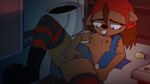 anthro bodily_fluids boots breasts brown_body brown_fur buckteeth butt clothed clothing female fingering footwear fur genital_fluids genitals hair legwear masturbation nipples open_mouth partially_clothed penetration pussy shoes simple_background solo sound_effects stockings tail teeth thigh_highs topwear vaginal vaginal_fingering epilepsy_warning lynxcorner jenny_(lynxcorner) beaver mammal rodent 16:9 animated digital_media_(artwork) hi_res short_playtime sound webm widescreen