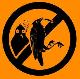 ambiguous_gender beak cigarette claws feral no_smoking sign smoke smoking smoking_cigarette solo surprised wings einin avian bird corvid corvus_(genus) crow oscine passerine 2026