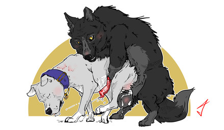all_fours anal anal_knotting anal_penetration animal_genitalia animal_penis balls bite_mark bodily_fluids canine_genitalia canine_penis cum cum_drip cum_while_penetrated doggystyle dripping duo ejaculation feral feral_on_feral from_behind_position genital_fluids genitals hands-free knot knotting male male/male male_penetrated male_penetrating male_penetrating_male mounting orgasm penetration penis sex jambalayathepit malwolf canid canine canis domestic_dog mammal pit_bull wolf hi_res