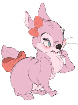accessory black_nose blush bow_ribbon cheek_tuft chest_tuft facial_tuft feral fur furgonomics hair_accessory hair_bow hair_ribbon head_tuft long_ears open_mouth pink_body pink_fur ribbons scut_tail short_tail simple_background solo tail tail_accessory tail_bow tail_ribbon tongue tuft whiskers white_background conditional_dnp tohupo primrose_(tohupo) lagomorph leporid mammal rabbit 2021 digital_media_(artwork) hi_res