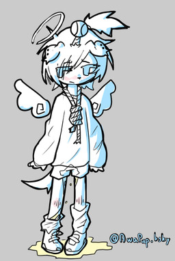 anthro ball blush bodily_fluids bottomwear clothing ear_piercing female floating_wings floppy_ears folded_ears footwear genital_fluids grey_background hair halo knee_blush long_sleeve_shirt noose noose_neckwear piercing ponytail shoes shorts simple_background sneakers socks solo tail tennis_ball tennis_ball_on_horn unusual_anatomy unusual_wings urine urine_on_ground urine_pool wet wet_bottomwear wet_clothing wet_shorts wings young young_anthro young_female anxipup unicorn_puppie_(anxipup) canid canine mammal 2025 digital_drawing_(artwork) digital_media_(artwork) signature