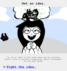 anthro black_body black_fur black_hair buckteeth clothed clothing duo eyewear fur furniture glasses hair hands_together heart_symbol human_focus kissing looking_back looking_up not_furry_focus pixelated question_mark simple_background smile sofa standing_behind teeth text thought_bubble torn_clothing white_body white_eyes uglycoal homestuck ms_paint_adventures bec_noir jade_harley human mammal 2_frame_animation animated animated_comic comic digital_drawing_(artwork) digital_media_(artwork) english_text hi_res shaded simple_shading