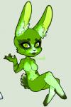 anthro breasts featureless_breasts female nude simple_background solo bonkytheclown xenthyl limade lagomorph leporid mammal rabbit digital_media_(artwork)