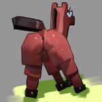 animal_genitalia anthro female feral genitals looking_at_viewer nude pussy simple_background smile solo tail kranson microsoft minecraft mojang xbox_game_studios equid equine horse horse_(minecraft) mammal 1:1 digital_media_(artwork) hi_res