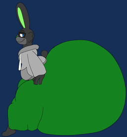 anthro big_butt black_eyewear black_glasses blue_eyes bottomwear bulge butt clothing eyewear glasses green_bottomwear green_clothing green_inner_ear green_leggings green_legwear green_nose green_pants grey_body grey_clothing grey_ears grey_hoodie grey_tail grey_topwear hoodie huge_butt huge_thighs hyper hyper_butt leggings legwear looking_back male pants scut_tail short_tail side_view simple_background sitting smile solo tail thick_thighs tight_clothing topwear transparent_background darylanimates14 reathe_(character) lagomorph leporid mammal rabbit 2025 alpha_channel colored digital_media_(artwork) flat_colors hi_res