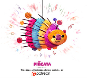 ambiguous_gender beady_eyes black_eyes blue_body blue_fur buckteeth candy confetti dessert feral food fur humor lollipop orange_body orange_fur pinata pink_body pink_fur pun purple_body purple_fur simple_background smile solo teeth text visual_pun white_background yellow_body yellow_fur piper_thibodeau animate_inanimate living_pinata mammal porcupine rodent 2016 digital_media_(artwork) digital_painting_(artwork) english_text painting_(artwork)