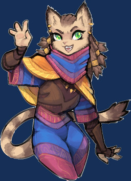 anthro braided_hair clothed clothing ear_piercing ear_ring female gesture green_eyes hair looking_at_viewer piercing ring_piercing sharp_teeth simple_background smile solo teeth transparent_background waving wide_hips jam_(artist) felid feline mammal aliasing alpha_channel binary_drawing digital_drawing_(artwork) digital_media_(artwork)