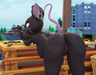 ammunition anthro big_breasts big_butt breast_jiggle breasts butt butt_focus butt_slap cheese dairy_products ear_piercing ear_ring female female_anthro focused food genitals gun handgun jiggling looking_at_viewer mature_anthro mature_female nude nude_female out_of_frame outside piercing pistol public public_nudity ranged_weapon rat_tail rifle ring_piercing slap slap_(sound_effect) slice_of_cheese sniper_rifle solo surprised tail vulva weapon calicoalms_(editor) ogtamarindo shachath3d_(modeler) cheese_slap epic_games fortnite camille_(fortnite) mammal murid murine rat rodent 3d_(artwork) 3d_animation animated digital_media_(artwork) hi_res meme short_playtime sound video voice_acted