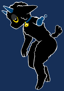 ambiguous_gender anthro fur hooves horizontal_pupils horn pupils solo tail wool_(fur) sillysleepyguy raymond_(sillysleepyguy) bovid caprine goat mammal alpha_channel male_(lore)