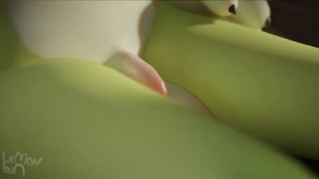 anthro audible_throbbing balls becoming_erect bed bedroom big_balls big_penis bouncing_penis chest_tuft erection expansion femboy flaccid foreskin fur furniture genital_expansion genital_focus genitals green_body green_fur growth heartbeat holding_penis huge_penis humanoid_genitalia humanoid_penis inside male moan moving_foreskin multicolored_body multicolored_fur nude nude_anthro on_bed partially_retracted_foreskin penile penis penis_expansion penis_focus pink_penis side_view sitting sitting_on_bed solo three-quarter_view throbbing throbbing_penis tuft two_tone_body two_tone_fur unretracted_foreskin white_body white_fur lemonbun hitalva_(va) ambiguous_species mammal 16:9 2026 3d_(artwork) 3d_animation animated blender_(artwork) blender_eevee_(artwork) digital_media_(artwork) hi_res long_playtime sound video watermark widescreen