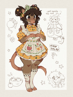anthro biped breasts claws clothed clothed_anthro clothed_female clothing feet female fingers footwear front_view fur hair simple_background smile socks solo tail text toes whiskers waspsalad eulipotyphlan mammal shrew 2026 digital_drawing_(artwork) digital_media_(artwork) english_text hi_res