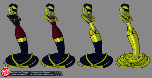 alternative_fashion anthro apode black_clothing black_sweater black_topwear bottomwear bra breasts clothed clothing countershade_face countershade_neck countershade_scales countershade_tail countershade_torso countershading crossed_arms dress eyelashes female front_view fully_clothed furgonomics goth gradient_hair green_body green_countershading green_eyes green_scales grey_background hair legless logo long_neck long_tail looking_at_viewer overall_dress overalls panties pattern_bottomwear pattern_bra pattern_clothing pattern_panties pattern_shirt pattern_skirt pattern_topwear pattern_underwear pinafore plaid plaid_bottomwear plaid_clothing plaid_skirt pose red_bottomwear red_clothing red_overalls red_skirt scales serpentine shirt simple_background skirt slim small_breasts smile smiling_at_viewer snout solo striped_body striped_bottomwear striped_bra striped_clothing striped_panties striped_scales striped_shirt striped_topwear striped_underwear stripes sweater tail tail_clothing tail_stocking text three-quarter_view topwear underwear predaguy asian_vine_snake colubrid draconcopode naga reptile scalie snake absurd_res digital_media_(artwork) hi_res model_sheet url