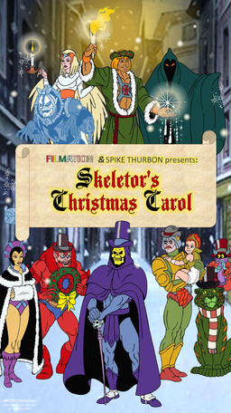 5_fingers bare_chest blank_expression blonde_hair blue_ears blue_eyes blue_hands bone bowler_hat candle candlelight cape celtic_font clothing cosplay crossover_cosplay crown exposed_legs fangs female feral fingers fur fur_coat green_body green_clothing green_fur green_robe group hair hat headgear headwear holding_candle holding_object holding_staff holding_torch holidays humanoid_pointy_ears light lips lit_candle lit_torch magician male mouth_closed on_model orange_eyes orange_hair orange_wristband parody pointy_ears poster purple_cape purple_clothing purple_scarf purple_top_hat red_body red_fur red_lips red_top_hat robe scarf screencap screencap_background scroll sharp_teeth skeleton smile snow snowflake snowing sparkles spread_wings staff teeth text top_hat torch white_text wings wreath wristband ye_olde ye_olde_font yellow_sclera fagian a_christmas_carol christmas filmation masters_of_the_universe mattel she-ra_(copyright) battle_cat beast_man_(masters_of_the_universe) cringer evil-lyn ghost_of_christmas_future ghost_of_christmas_past ghost_of_christmas_present he-man hordak_(she-ra) imp_(she-ra) man-at-arms_(masters_of_the_universe) orko she-ra_(she-ra) skeletor sorceress_of_castle_grayskull teela teela'na animated_skeleton felid ghost human humanoid imp mammal monster monstrous_humanoid pantherine spirit tiger undead 2022 artist_name crossover digital_drawing_(artwork) digital_media_(artwork) english_text hi_res italian_description