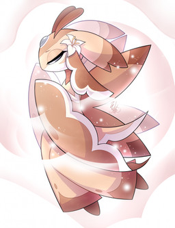 ambiguous_anthro ambiguous_gender antennae_(anatomy) anthro biped blade_arm brown_body eyebrows eyelashes flower_accessory flower_on_head forehead_gem gem grey_eyes light mouthless narrowed_eyes pose pupils solo text white_body white_pupils wings wistfern nintendo pokemon wist_(wistfern) arthropod generation_7_pokemon insect lurantis mantis pokemon_(species) 2026 artist_name colored detailed digital_drawing_(artwork) digital_media_(artwork) full-length_portrait hi_res portrait shaded signature