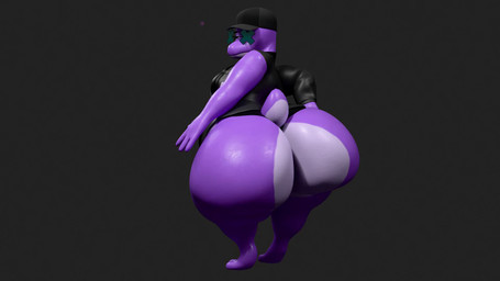 anthro big_butt butt clothed clothed_anthro clothing eyewear glasses hand_on_hip hat headgear headwear machine male male/male multicolored_body partially_clothed pink_body rainbow_body solo standing surprised tail thick_thighs wide_hipped_male wide_hips dunkin_kk_(artist) blender_eevee flipper_zero lotei_(dunkink_d) cetacean dolphin humanoid mammal marine robot robot_anthro robot_humanoid toothed_whale 16:9 2025 3d_(artwork) 3d_animation animated blender_(artwork) digital_media_(artwork) hi_res no_sound short_playtime webm widescreen