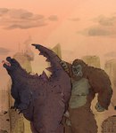 apocalyptic big_penis building destroyed_building doggystyle duo from_behind_position genitals huge_penis macro male male/male mamayong nipples pecs penis raised_tail scar sex slightly_chubby slightly_chubby_male tail titans mamayong_(artist) godzilla_(series) godzilla_vs._kong king_kong_(series) monsterverse toho godzilla ape gorilla haplorhine humanoid lizard mammal primate reptile scalie hi_res