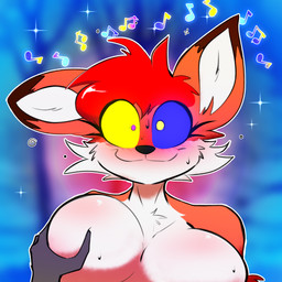 ambiguous_gender anthro big_breasts blush breast_fondling breast_play breasts brown_body brown_fur dipstick_ears duo ear_markings female first_person_view fondling fur hair hand_on_breast heterochromia hypnosis hypnotic_music looking_at_viewer markings mind_control multicolored_ears musical_note musical_symbol nude nude_anthro nude_female orange_body orange_fur red_hair solo_focus submissive submissive_anthro submissive_female symbol white_body white_fur davidthewolfx10 janneth_(davidthewolfx10) canid canine fox mammal 1:1 2026 hi_res