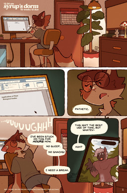 anthro calendar clothed clothed_anthro clothing computer convenient_censorship detailed_background dialogue drawer electronics eyewear glasses house_plant inner_ear_fluff innuendo inside male nude_anthro nude_male phone social_media speech_bubble text tuft puppeypawbs pathetic_(meme) syrup_(puppeypawbs) calico_cat domestic_cat equid equine felid feline felis horse mammal 2025 comic english_text hi_res meme url