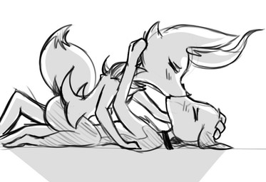 ambiguous_gender anthro blush duo eyes_closed female from_front_position fur intimate kissing love lying male male/female nude on_back on_top reverse_missionary_position sex side_view simple_background white_background unknown_artist nintendo pokemon beagle braixen canid canine canis domestic_dog generation_6_pokemon hunting_dog mammal pokemon_(species) scent_hound monochrome source_request