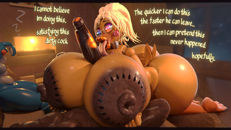 aged_up anthro areola areola_tattoo beak beakstick big_areola big_breasts big_butt big_nipples big_penis blonde_hair blue_eyes breast_play breast_tattoo breasts brown_areola brown_nipples butt dark_areola dark_body dark_nipples dark_skin dialogue doll_joints elderly elderly_anthro elderly_female eyeshadow eyewear eyewear_only female female_anthro female_focus furgonomics furniture genitals glasses glasses_only glistening glistening_beak glistening_body glistening_skin glowing glowing_eyes golden_lipstick group hair huge_areola huge_breasts huge_butt huge_penis human_on_anthro hyper hyper_areola hyper_breasts hyper_genitalia hyper_penis inside interspecies jewelry kiss_mark kiss_mark_on_penis licking lips lipstick long_hair long_penis long_tongue looking_at_genitalia looking_at_penis lying machine makeup male male/female male_anthro male_human medium_hair necklace nipples non-mammal_breasts non-mammal_nipples nude nude_anthro nude_female nude_human nude_male on_back on_sofa open_mouth oral penile penis penis_lick pink_eyelids puffy_nipples purple_eyeshadow ring_(jewelry) sex sitting sitting_on_sofa sleeping sloshing_breasts sofa solo_focus sound_effects sperm_tattoo tail tattoo text thick_lips thick_thighs titfuck tongue tongue_out trio vein veiny_penis vowelless vowelless_sound_effect wearing_glasses zzz rckke rckke_(modeler) five_nights_at_freddy's five_nights_at_freddy's_2 scottgames granny_toy_chica toy_bonnie_(fnaf) toy_chica_(fnaf) animatronic avian bird chicken galliform human lagomorph leporid mammal phasianid rabbit robot 16:9 3d_(artwork) absurd_res digital_media_(artwork) english_text hi_res widescreen