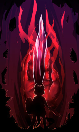 ambiguous_gender anthro melee_weapon shield silhouette solo sword weapon young young_anthro dakkawoof path_of_exile dakka canid canine canis mammal wolf 2022 hi_res