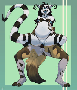anthro anthro_on_anthro anthro_penetrated anthro_penetrating anthro_penetrating_anthro anthro_penetrating_female areola black_claws black_hair blue_areola blue_nipples blue_nose blue_tongue blue_vulva breasts breath claws curved_tail duo erection faceless_character faceless_male female female_penetrated fluffy fluffy_tail front_view genitals grabbing_from_behind hair happy leaning leaning_backward long_hair long_tail looking_down male male/female male_penetrating male_penetrating_anthro male_penetrating_female nipples obscured_face on_bottom on_top open_mouth panting penetration penile penile_penetration penis_in_vagina pregnant pregnant_anthro pregnant_female pregnant_sex purple_eyes ready_to_pop reverse_cowgirl_position sex simple_background slim solo_focus striped_body stripes supporting_partner tail tongue vaginal vaginal_penetration vulva twistedteeth fari_paredes kruel_(feril) african_wild_dog canid canine crux mammal 2024 hi_res