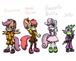 amber_eyes anthrofied apple apple_bloom_(mlp) cub cute cutie_mark_crusaders_(mlp) dragon english_text equine female friendship_is_magic fruit fur green_eyes hair hedgehog horn horse hoshinousagi hybrid male mammal multi-colored_hair my_little_pony one_eye_closed orange_fur pegasus plain_background pony purple_eyes purple_fur purple_hair red_hair scalie scootaloo_(mlp) shaded smile sonic_style spike_(mlp) text tongue tongue_out two_tone_hair unicorn white_background white_fur wings yellow_fur young
Rating: Safe
Score: 3
User: Jatix
Date: March 11, 2014