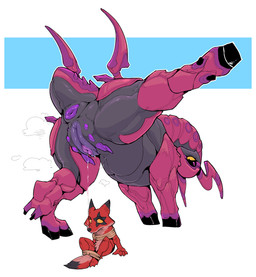 anthro anus big_anus big_butt big_clitoris big_vulva bodily_fluids bound butt clitoral_hood clitoris dominant dominant_female dominant_feral dripping duo equine_anus female feral genital_fluids genitals half-closed_eyes horn imminent_facesitting imminent_unbirth imminent_vore larger_female male male/female musk musky_vulva narrowed_eyes plump_labia simple_background size_difference smelly spines submissive submissive_male unusual_anatomy unusual_genitalia unusual_vulva vaginal_fluid_drip vaginal_fluids vaginal_fluids_on_face vulva white_background syn-6 nintendo pokemon mox_(manahallowhound) canid canine fox generation_5_pokemon mammal pokemon_(species) scolipede absurd_res hi_res