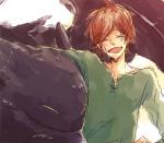 bandage blush brown_hair dragon eyes_closed hair hiccup_(httyd) how_to_train_your_dragon human male mammal motott night_fury scalie smile toothless wings
Rating: Safe
Score: 3
User: closet_furry
Date: April 15, 2014