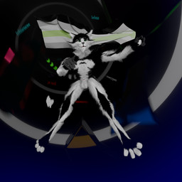abstract_background agender_flag agender_pride_colors animal_genitalia anthro athletic balls black_body black_fur black_hair dropping_object flag flag_(object) floating fog front_light fur fur_texture genitals glass_shards green_body green_eyes green_fur grey_body grey_fur grey_hands hair lgbt_pride lojban_description long_arms long_fur long_legs motion_blur paper pride_colors reaching_towards_viewer sheath smile solo spiral text white_body white_fur white_hands varik_valefor public_domain vunc_(varik_valefor) domestic_cat felid feline felis mammal 1:1 3d_(artwork) absurd_res blender_(artwork) constructed_language digital_drawing_(artwork) digital_media_(artwork) gimp_(artwork) hi_res krita_(artwork) lojban_text agender_(lore)