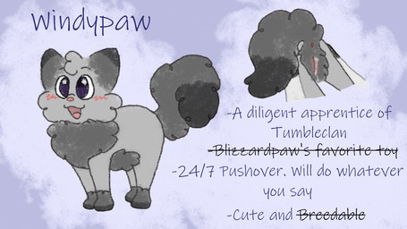 black_paws blush bodily_fluids border cartoon_eyes cum cum_in_vagina cum_inside female feral fluffy_fur fur genital_fluids grey_body grey_fur happy male male/female purple_eyes text toony white_body white_border white_fur windyseed warriors_(book_series) blizzardpaw_(windyseed) fan_character windypaw_(windyseed) domestic_cat felid feline felis mammal 16:9 english_text hi_res model_sheet widescreen