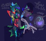 abdominal_bulge annoyed anthro balls big_balls bodily_fluids bodypaint breasts clothed clothing cum cum_inflation cum_inside duo ear_piercing ear_ring excessive_cum excessive_genital_fluids female fishnet_clothing footwear genital_fluids genitals glowing glowing_paint hair headgear headwear hoop_ear_ring huge_balls inflation looking_back male male/female nipples nude on_bottom on_lap on_top one_eye_obstructed onomatopoeia open_mouth penis piercing reverse_cowgirl_position ring_piercing sex shoes simple_background sitting_on_lap small_breasts smile sneakers sound_effects tail text thrusting gazaster nintendo pokemon aubrey/swatch_(gazaster) generation_2_pokemon generation_3_pokemon latios legendary_pokemon mammal pokemon_(species) shiny_pokemon smeargle 2025 digital_media_(artwork) english_text hi_res signature