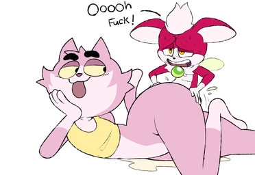 anthro big_butt bodily_fluids butt canon_x_oc cum dialogue duo from_behind_position genital_fluids larger_sub male male/male male_penetrated male_penetrating male_penetrating_male penetration profanity sex size_difference submissive text tongue tongue_out conditional_dnp erobos sega sonic_the_hedgehog_(series) sonic_unleashed chip_(sonic) roz_(erobos) canid canine canis chihuahua domestic_cat domestic_dog felid feline felis gaia mammal toy_dog english_text hi_res source_request
