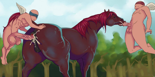 anatomically_correct anatomically_correct_pussy angel anus balls bestiality big_balls big_butt big_penis blindfold blue_eyes butt cherub cum cum_in_ass cum_in_mouth cum_inside equine erection fellatio female feral flying forest from_behind gaping gaping_anus group horse human humanoid_penis interspecies male mammal muscles nikuyoku nude oral oral_sex penis pussy raised_tail sex size_difference straight tree vaginal vein wings
Rating: Explicit
Score: 9
User: chdgs
Date: November 11, 2013