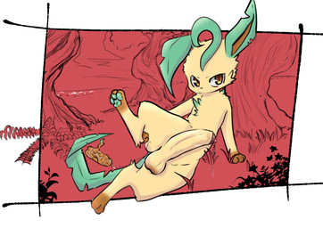 after_anal ball big_penis bodily_fluids border erection feral foreskin fur genital_fluids genitals glans green_pawpads humanoid_genitalia humanoid_penis improvised_dildo improvised_sex_toy leaf leaf_ears leaf_on_head leaf_tail leaking_precum leg_markings looking_at_viewer male male_feral markings multicolored_body multicolored_fur one_ear_up orange_eyes partially_retracted_foreskin pawpads paws penis precum presenting presenting_penis quadruped red_background side_view simple_background socks_(marking) solo tail tan_body tan_fur two_tone_body two_tone_fur white_border minzemilk nintendo pokemon eeveelution generation_4_pokemon leafeon pokemon_(species) 2022 cel_shading digital_drawing_(artwork) digital_media_(artwork) shaded