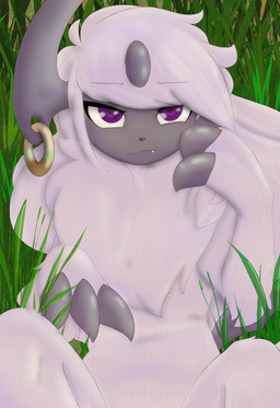 feral male solo genericvalue nintendo pokemon rowf_(absol) absol generation_3_pokemon pokemon_(species) absurd_res hi_res