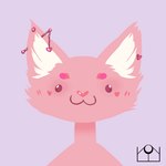 ambiguous_gender anthro ear_piercing front_view open_mouth piercing pink_body pink_nose smile smiling_at_viewer solo errokioslem domestic_cat felid feline felis mammal animated low_res portrait female_(lore)