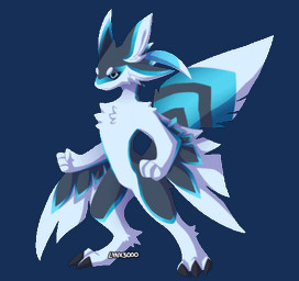 anthro big_tail black_sclera blue_body blue_eyes blue_feathers blue_markings chest_tuft ear_markings facial_markings feather_markings feathered_wings feathers foot_tuft grey_body grey_feathers head_markings heel_tuft huge_tail iridescent_feathers male markings simple_background solo tail tail_feathers tail_markings tail_motion transparent_background tuft white_body white_feathers wing_motion wings lynx3000 braid_(k'braid) avali 2d_animation alpha_channel animated low_res motion_tweening