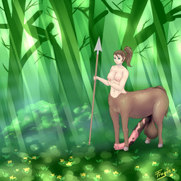 animal_genitalia animal_penis big_penis breasts equine_genitalia equine_penis genitals gynomorph huge_penis hyper hyper_genitalia hyper_penis intersex inverted_nipples melee_weapon monster_girl_(genre) nipples nude penis polearm solo spear weapon fragile007 european_mythology greek_mythology mythology centaur equid equid_taur humanoid_taur mammal mammal_taur taur 1:1 hi_res