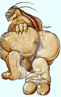 2_toes 4_arms 4_fingers anal_hair anthro anus arm_hair balls barazoku belly_hair bodily_fluids body_hair butt butt_grab claws feet fingers foot_fetish foot_focus genitals hairy_balls hand_on_butt leg_hair looking_at_viewer male multi_arm multi_limb muscular muscular_anthro muscular_male musk musky_anus musky_balls musky_butt musky_penis nipples perineum presenting presenting_anus presenting_hindquarters pubes sharp_teeth simple_background smile solo sweat sweaty_feet teeth toe_claws toes white_background wrinkled_feet wrinkles y40ifan arthropod blattodean cockroach insect absurd_res hi_res