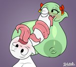 anthro areola aroused ball_with_hyper_features balls big_balls big_breasts big_nipples big_penis blush blush_lines bodily_fluids bow_ribbon breasts breasts_bigger_than_body breasts_bigger_than_head duo erection eyebrows eyelashes eyeshadow fangs fellatio female genitals green_body green_nipples green_skin huge_breasts huge_penis hyper hyper_breasts large_tongue licking looking_at_genitalia looking_at_penis makeup male male/female masturbation narrowed_eyes nipples not_furry open_mouth oral oral_masturbation penile penis penis_lick saliva sex showing_teeth simple_background teeth text tongue tongue_out tongue_out_fellatio white_body raylopez mario_bros nintendo paper_mario lady_bow boo_(mario) ghost humanoid spirit 2025 artist_name digital_drawing_(artwork) digital_media_(artwork) hi_res signature